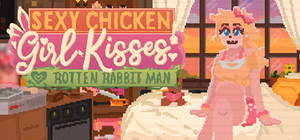 Sexy Chicken Girl Kisses Rotten Rabbit Man banner