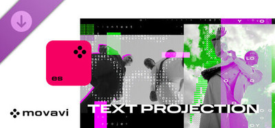 Movavi Video Suite 2026 Steam Edition - Text Projection Overlay Pack