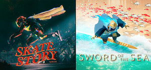 Skate Story x Sword of the Sea banner