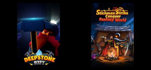 Deepstone Rift & Stickman Strikes: Conquer Fantasy World banner