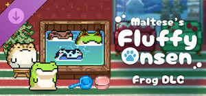 Maltese's Fluffy Onsen - Frog banner