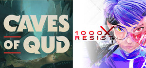 Caves of Qud and 1000xRESIST banner