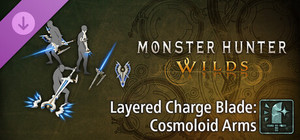 Monster Hunter Wilds - Layered Charge Blade: Cosmoloid Arms banner