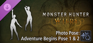 Monster Hunter Wilds - Photo Pose: Adventure Begins Pose 1 & 2 banner