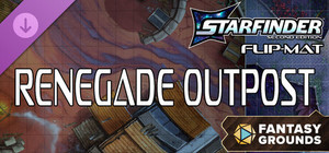 Fantasy Grounds - Starfinder 2 RPG - Flip-Mat: Renegade Outpost banner