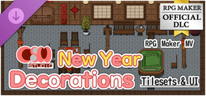 RPG Maker MV - CSW STUDIO New Year Decorations - Tilesets and UI banner