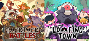 Backpack Battles + Loafing Town banner