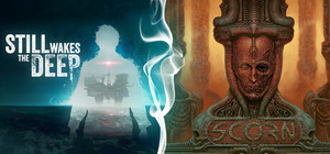 Scorn + Still Wakes the Deep banner