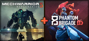 Phantom Brigade 2.0 + MechWarrior 5: Mercenaries banner