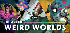 The Art of Weird Worlds banner
