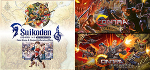 Suikoden I&II HD Remaster Gate Rune and Dunan Unification Wars & Contra Run & Gun Bundle banner