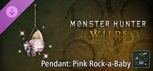 Monster Hunter Wilds - Pendant: Pink Rock-a-Baby banner