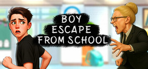 Boy Escape from School banner