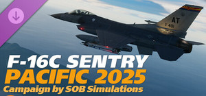 DCS: F-16C Sentry Pacific 2025 Campaign by SOB Simulations banner
