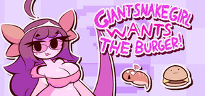 Giant Snake Girl wants The Burger! banner