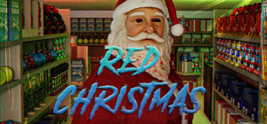 Red Christmas banner
