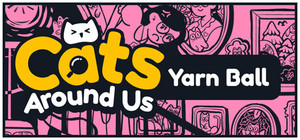 Cats Around Us: Yarn Ball banner