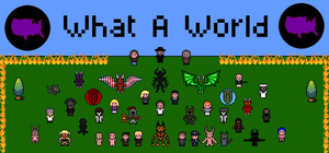 What A World banner