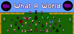 What A World banner
