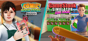 Gamestonk x Comic Book Store Simulator banner