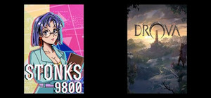 STONKS-9800: Stock Market Simulator & Drova - Forsaken Kin banner
