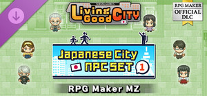 RPG Maker MZ - SERIALGAMES LivingGoodCity Japanese City NPC SET 1 banner