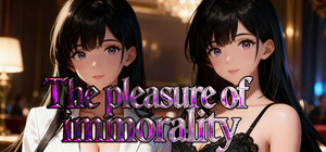The pleasure of immorality banner