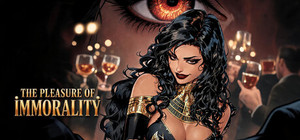 The pleasure of immorality banner
