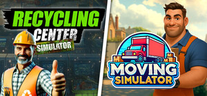 Moving Simulator and Recycling Center Simulator banner
