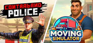 Moving Simulator and Contraband Police banner