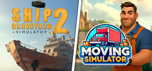 Moving Simulator and Ship Gaveyard Simulator 2 banner