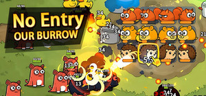NO ENTRY: OUR BURROW banner