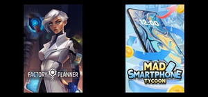 Factory Planner & Mad Smartphone Tycoon banner