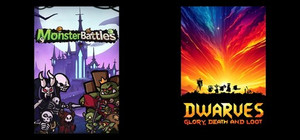 Monster Battles & Dwarves: Glory, Death and Loot banner
