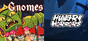 Gnomes + Hungry Horrors banner