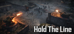 HOLD THE LINE banner