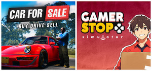 Gamer Stop Simulator with Car For Sale Simulator 2023 banner