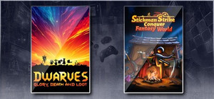 Dwarves: Glory, Death and Loot & Stickman Strikes: Conquer Fantasy World banner