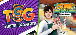Monstrix TCG in Comic Store banner