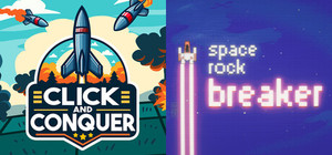 Click and Conquer x Space Rock Breaker banner