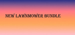 New lawnmower bundle banner