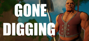 GONE DIGGING banner