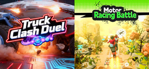 🚗Truck Clash Duel x 🏍️Motor Racing Battle banner