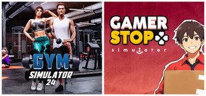 Gamer Stop Simulator with Gym Simulator 24 banner