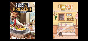 Parisian Brasserie Simulator & Cats & Cups banner