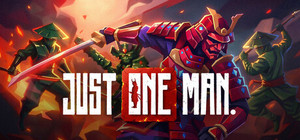 JUST ONE MAN banner