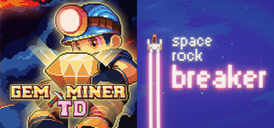 Gem Miner TD x Space Rock Breaker banner