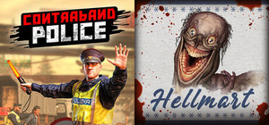 Contraband Police x HELLMART banner