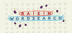 Raisin's Wordsearch banner