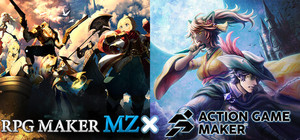 RPG MAKER MZ × ACTION GAME MAKER banner